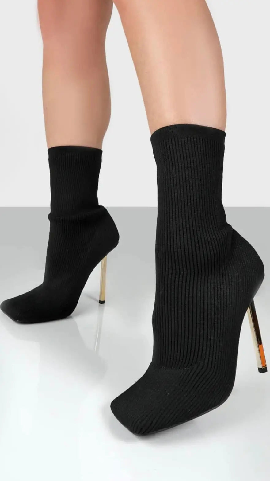 “Heiress” Sock Ankle Boot